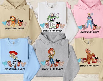 Disney Toy Story Characters Sweatshirt, Toy Story Snack Hoodie, Disneyland Family Trip Sweatshirt, Toy Story Birthday Gift, Toy Story Shirt