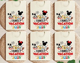 Disney Family Trip Shirt, Mickey and Friends Shirt, Disney Trip Shirt, Minnie, Goofy, Pluto, Donald, Daisy Duck, Disney Family Vacation Tee