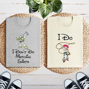 Toy Story Couple Shirt, Buzz Lightyear Jessie Shirt Toy Story Custom Shirt, Toy Story Tee, Disney Couple Shirt, Disney Couple Matching Tee