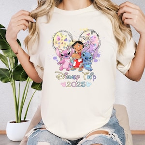 Lilo Stitch Disney Trip Shirt, Angel Disney Vacation Shirt, Disney Stitch and Angel Shirt, Lilo and Stitch, Disney Trip 2025 Shirt