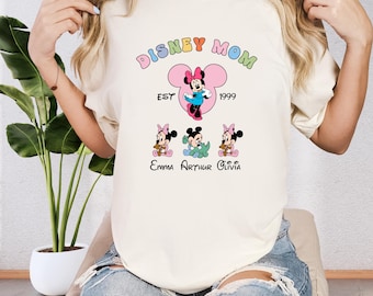 Disney Minnie Mouse Mom Shirt, Minnie Mama Shirt, Disney Mothers Day Tee, Disney Trip Mom Shirt, Disney Mom Gift, Disneyworld Mama T-Shirt