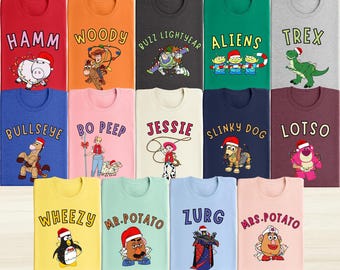 Toy Story Christmas Shirt, Disneyland Family Matching Tee, Woody, Buzz Lightyear