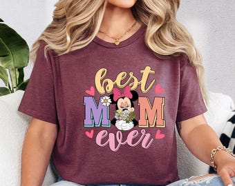 Disney Minnie Mouse Mom Shirt, Minnie Mama Shirt, Disney Mothers Day Tee, Best Mom Evet Shirt, Disney Trip Mom Shirt, Disney Mom Gift