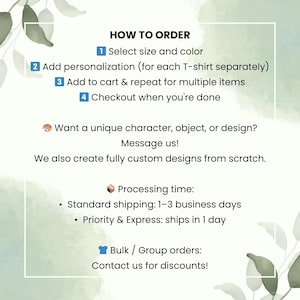 a poster with instructions for how to order