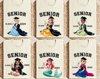 Disney Princess Graduation Shirt, Disney Princess Senior Class Shirt, Last Day of School Shirt, Aurora, Tiana, Ariel, Moana, Belle