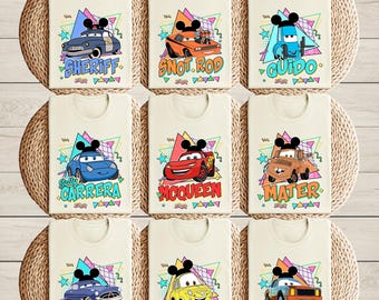 Disney Cars Group Matching Shirt, McQueen And Sally Matching Shirts, Disney Trip Cars Shirt, Cars Shirt, Disneyland Family Matching Shirt