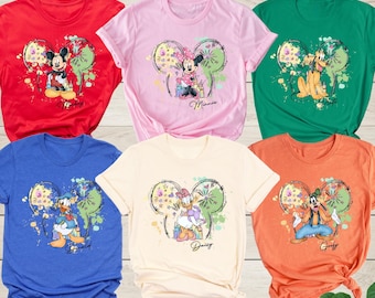 Mickey and Friends Shirt, Disneyland Shirt, Minnie, Goofy, Pluto, Donald, Daisy Duck, Disney Characters Tee Disneyland Family Matching Shirt