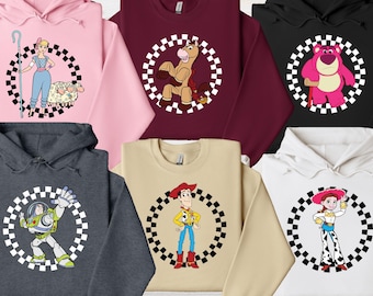 Toy Story Characters Sweatshirt, Disneyland Trip Shirt, Disney Family Hoodie, Toy Story Gift, Toy Story Birthday Gift, Toy Story Fun T-shirt