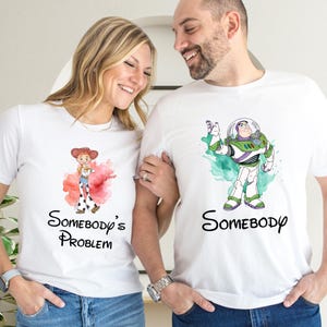Toy Story Couple Shirt, Buzz Lightyear and Jessie Matching Shirt, Toy Story Valentine Shirt, Disney Trip Tee, Funny Valentines Day Shirt Bild 3