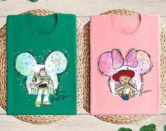 Buzz and Jessie Toy Story Matching Shirt, Disney Family Trip Tee, Valentine's Day Shirt