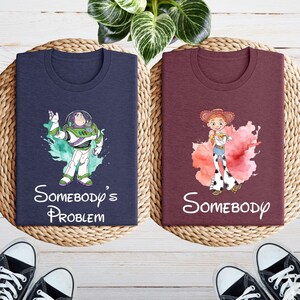 Toy Story Couple Shirt, Buzz Lightyear and Jessie Matching Shirt, Toy Story Valentine Shirt, Disney Trip Tee, Funny Valentines Day Shirt Bild 2
