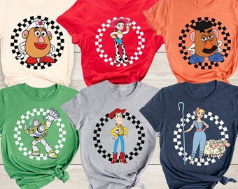 Toy Story Characters Shirt, Disneyland Trip Shirt, Disney Family Tee, Toy Story Gift, Toy Story Birthday Gift, Disney Toy Story Matching
