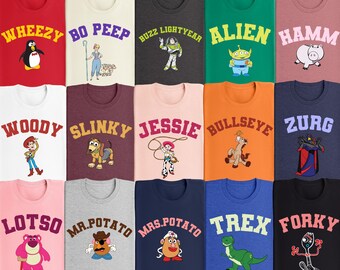 Toy Story Shirt, Toy Story Characters Shirt, Disneyland Trip Shirt, Disney Family Tshirt, Toy Story Gift, Toy Story Birthday Gift