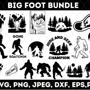 Bigfoot Svg, Bigfoot Sign, Sasquatch Svg, Big Foot Svg, Bigfoot Sticker, Camping Svg, Adventure Svg, Hunting Svg, Mountains Svg, Forest Svg
