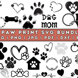 Paw Print Svg, dog Paw SVG, Dog Svg, Paw Svg, Animal Paw Svg, cat Paw Svg, Dog Paw Print Cut File, Paw Print Cut File, Animal Print Svg