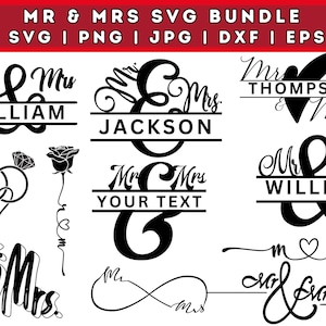 Mr and Mrs 2024 Svg Hand Lettered Mr Mrs 2024 Split Monogram Marriange Svg Wedding SVg Hubby Wifey Since 2024 Svg Wedding Decor Groom Bride