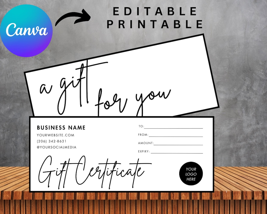 gift-certificate-template-printable-gift-voucher-editable-gift-certificate-printable-gift-card-coupon-marketing-certificate-spa-voucher-etsy for Free Gift Certificate Template Printable Gift Certificate Template, Printable Gift Voucher, Editable Gift Certificate, Printable Gift Card, Coupon Marketing Certificate, Spa Voucher - Etsy for Free Gift Certificate Template Printable