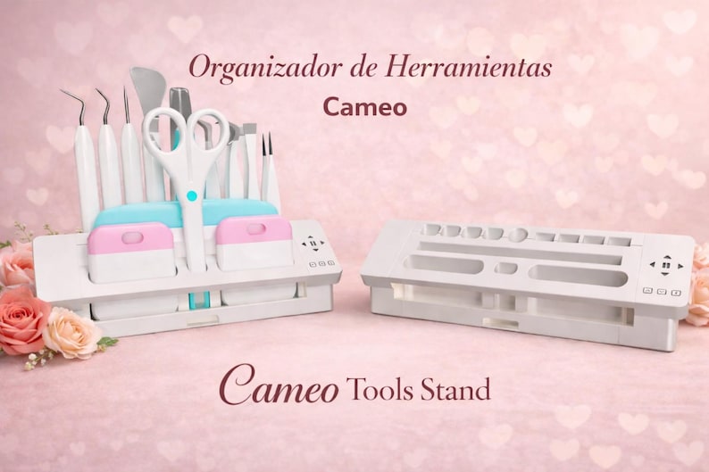 Cameo Tool Organizer | STL File | Gift for Makers | Silhouette Compatible image 1