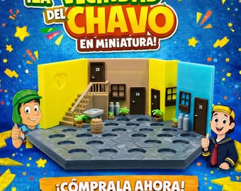 Chavo del Ocho Neighborhood STL | Chavo del Ocho Neighborhood Collector | Digital File for 3D Printing