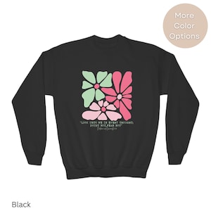 Look Unto Christ Youth Sweatshirts,Look Unto Christ Gift,Christian Sweatshirts For LDS Young Women Sweatshirt For Lds Girls Camp Sweatshirts