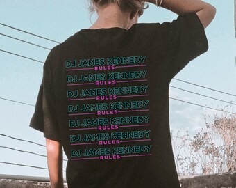 DJ James Kennedy Rules Shirt, Pump Rules Unisex Tee, Vanderpump Vegas T-Shirt, Pumptini, VPR Fan Gift Merch, Bravo Gift Bravocon