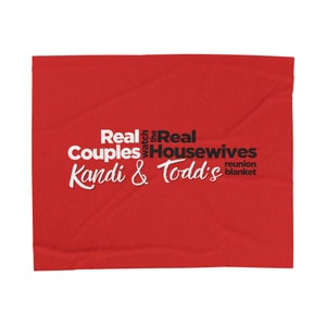 Gepersonaliseerde echte paren kijken naar echte huisvrouwen Velveteen pluche deken, Bravo Gift Throw, Valentine Anniversary Wedding, RHOBH, RHOA, RHONY