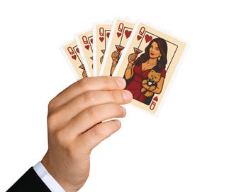 Lisa Vanderpump Vegas Bravocon Merch Queen of Hearts Playing Cards