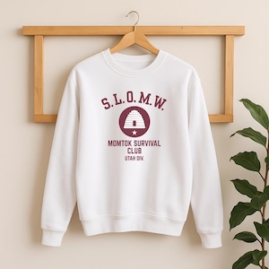 Felpa girocollo Momtok Survival Club / Felpa unisex comoda, abbigliamento alla moda, regalo per avventurieri, abbigliamento casual, comodo da indossare a strati