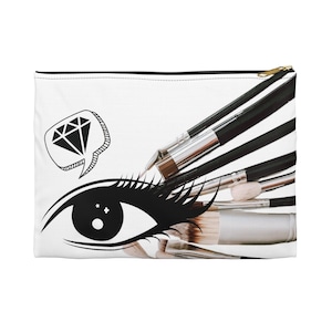Sorry I&#39;m Late I Was in Glam Makeup Pouch, RHOBH Make-up bag, Real Housewives of Beverly Hills Gift, Bravo fan merch, Dorit Kemsley