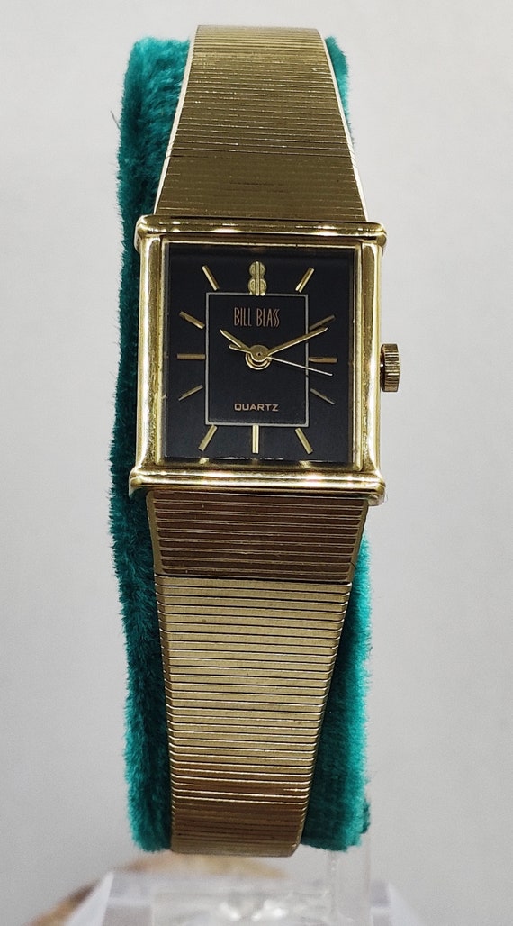 Vintage Bill Blass Women's Dress Watch 18 mm Gold… - image 10