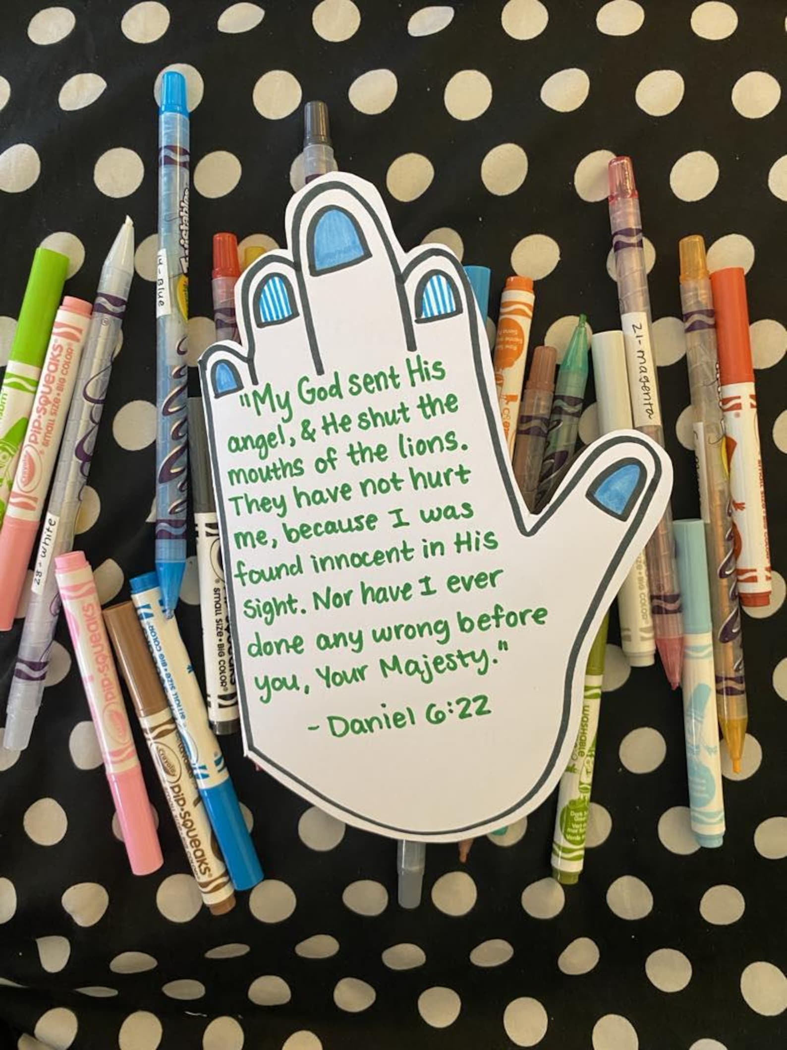 Daniel in the Lions Den Printable Craft (daniel 6 Craft for Sunday ...