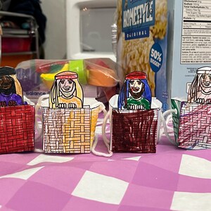 Bricolage Paul dans un panier (école du dimanche, salle de classe, usage familial, etc.) Activité pour enfants pour les actes 9 - La conversion de Paul et sa fuite de Damas image 6