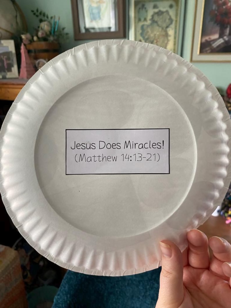 Jesus Feeds Thousands Printable Craft (for Sunday School, Classroom