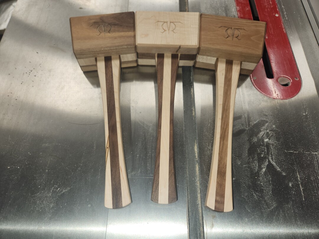 Walnut and Maple Wooden Joiners Mallet for Wood Working Etsy