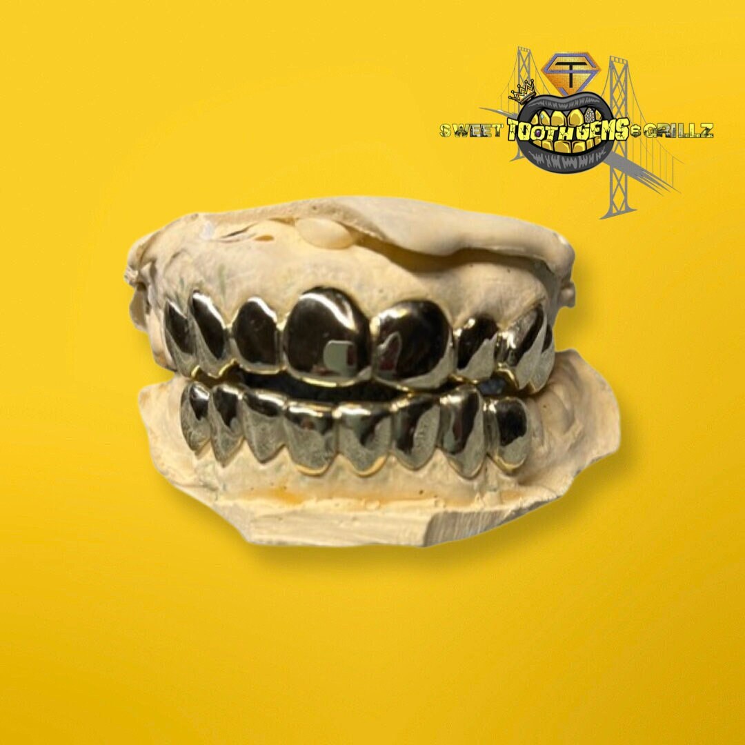 18K Gold Grillz Etsy