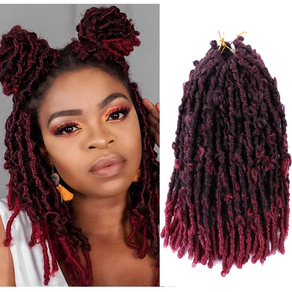 Soft Messy Butterfly Locs Hair 14 Synthetic Prelooped Etsy