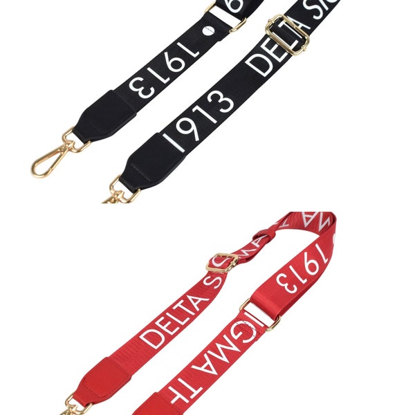 Delta Sigma Theta Adjustable Purse Strap