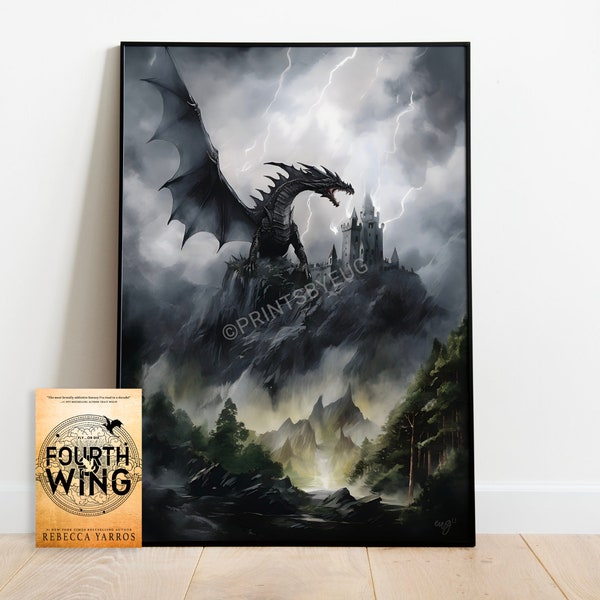 Fourth Wing Fan Art - Etsy