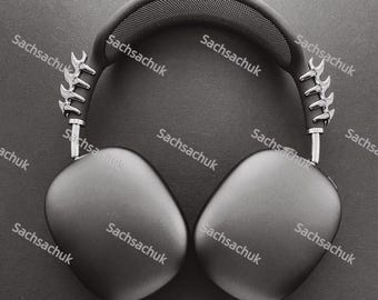 Mini Spine Airpods Max Headband Attachments: Gothic Cyberpunk Style