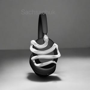 3D Printed Snake Headset Accessory - Sony WH1000-XM5 Attachment