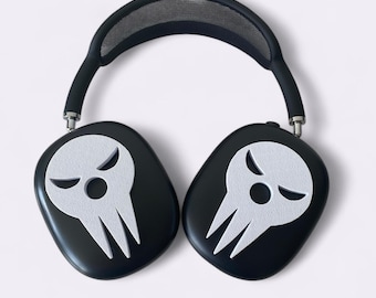 Skull Headset Attachments: Sony, AirPods Max, JBL (Set of 2)