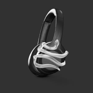 Snake Headphone Attachment: Cyberpunk Y2K Sony XM4 Accessory