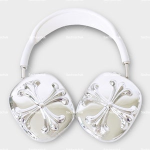 Cross airpods max covers, no headset included, airpods max cases, apple headphone attachments, 3d printing, cyberpunk, steampunk, gothic