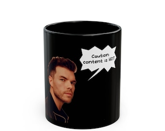 Luke Newton 'Content is Hot' Mug