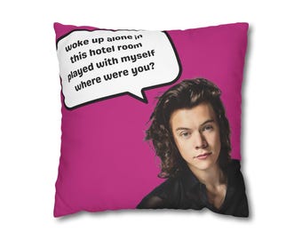 Harry-Inspired Lyric Pillowcase: Wake Up in Style