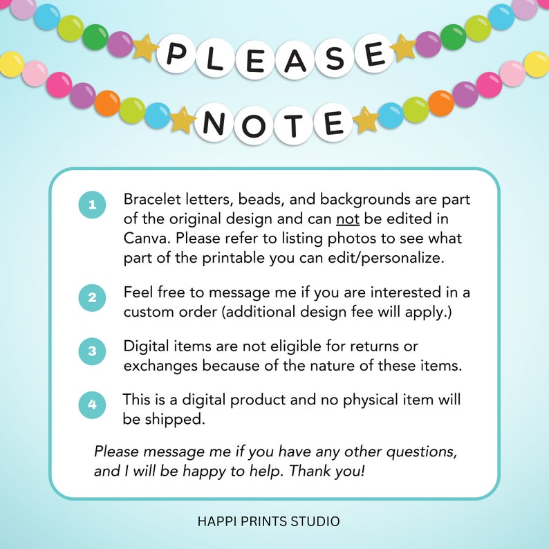 Lover Birthday Invitation, In My Birthday Era Printable Invitation, Editable Friendship Bracelet Invite, Digital Eras Birthday Party Invite image 4