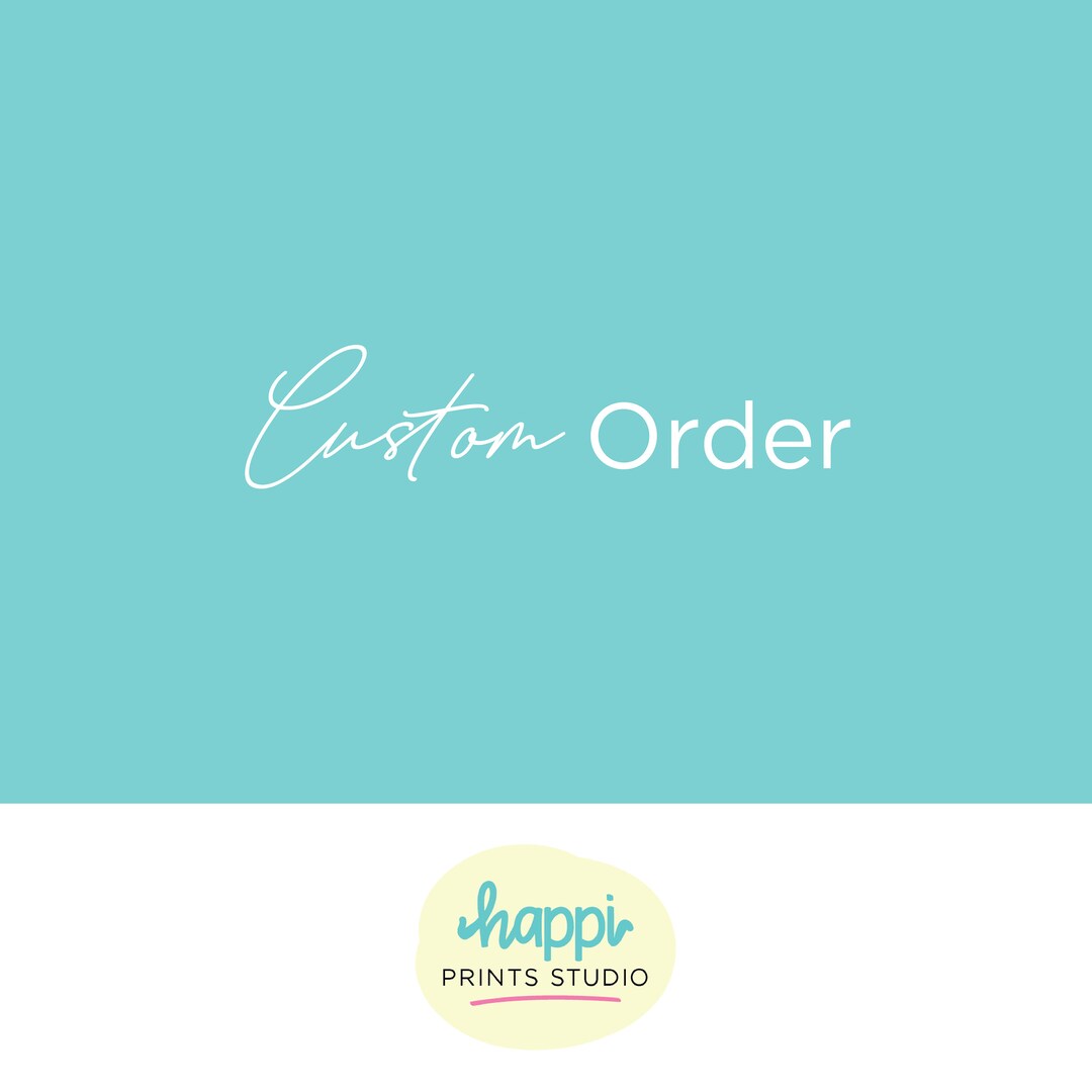 CUSTOMIZED Printable Banner and Design - Etsy