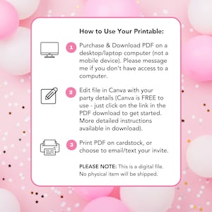 Lover Birthday Invitation, In My Birthday Era Printable Invitation, Editable Friendship Bracelet Invite, Digital Eras Birthday Party Invite image 5