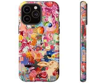 Coque de portable collage Chaotic Joy