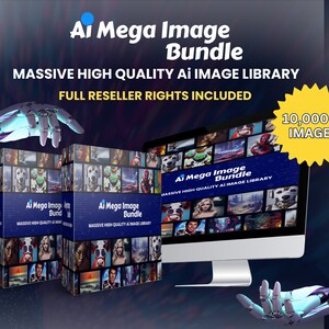3000+ High quality Ai images with reseller rights, Ai images for different niche, Ai image bundle, Ai generated images, Make money with Ai